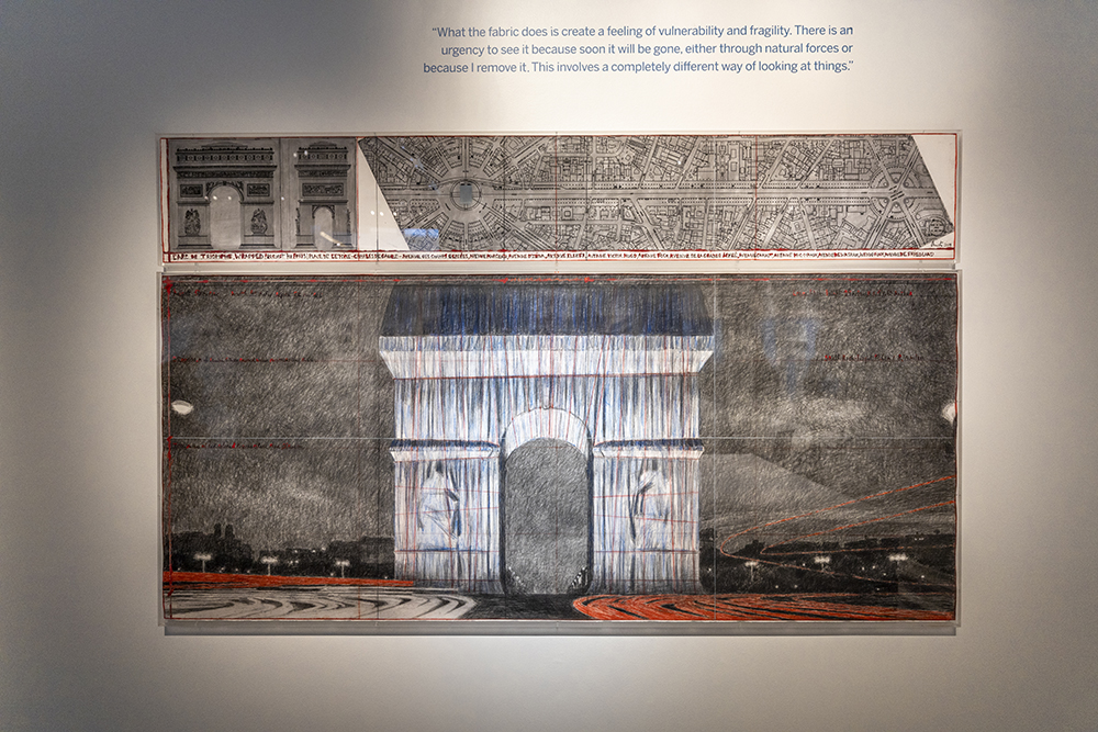 От изложбата The final Christo в Sotheby's Париж