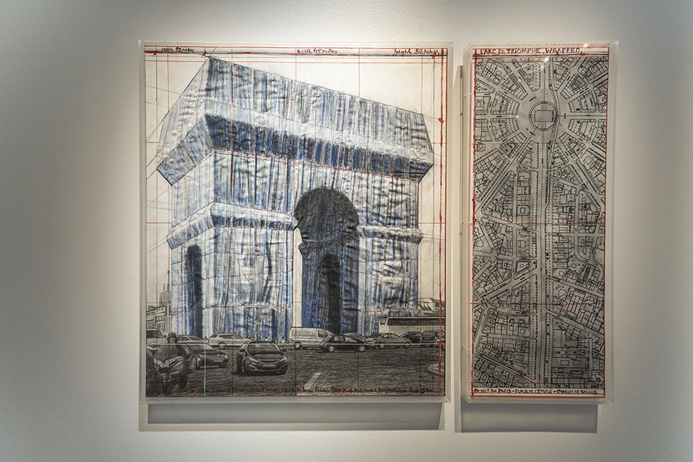 От изложбата The final Christo в Sotheby's Париж