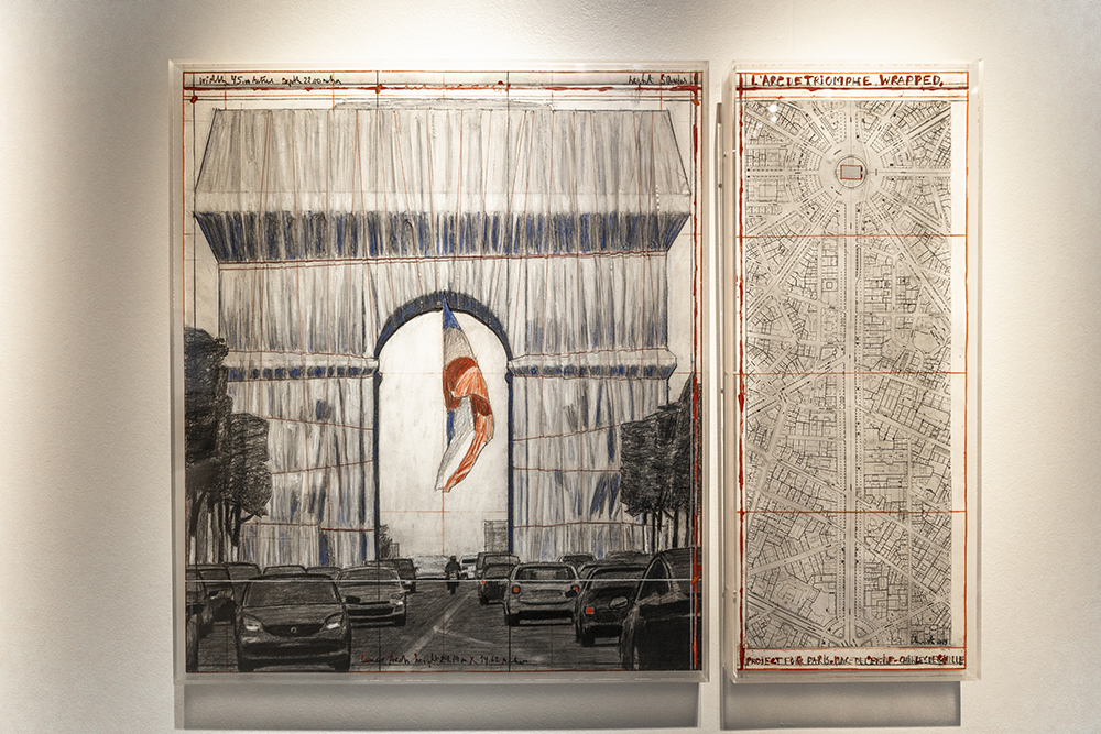 От изложбата The final Christo в Sotheby's Париж