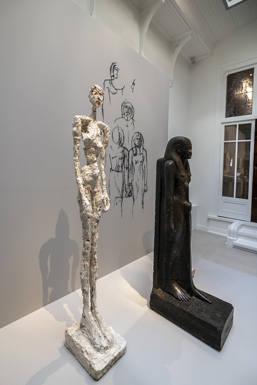 Изложбата Джакомети и Древен Египет в Институт Джакомети, Париж