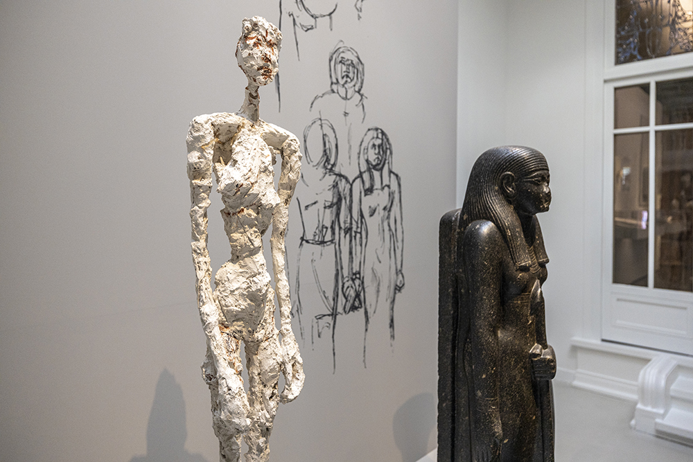 Изложбата Джакомети и Древен Египет в Институт Джакомети, Париж